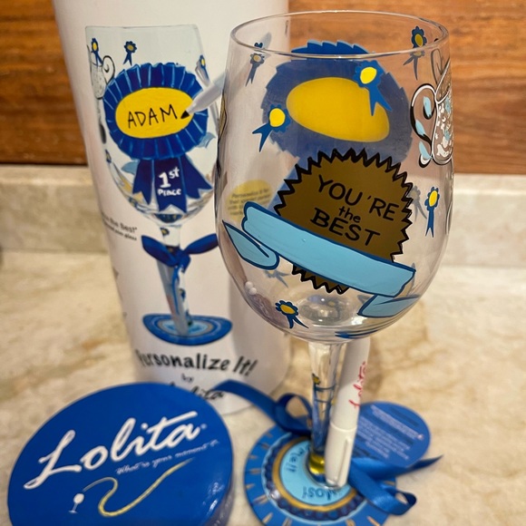 NWT Lolita Wine Glass - Picture 6 of 7